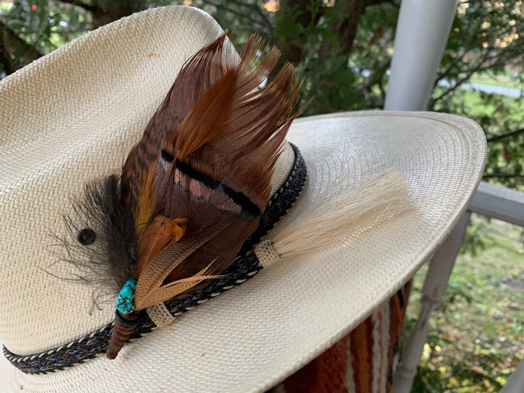 Cowboy Hat Feather Natural Feather for Hat Western Feather Etsy