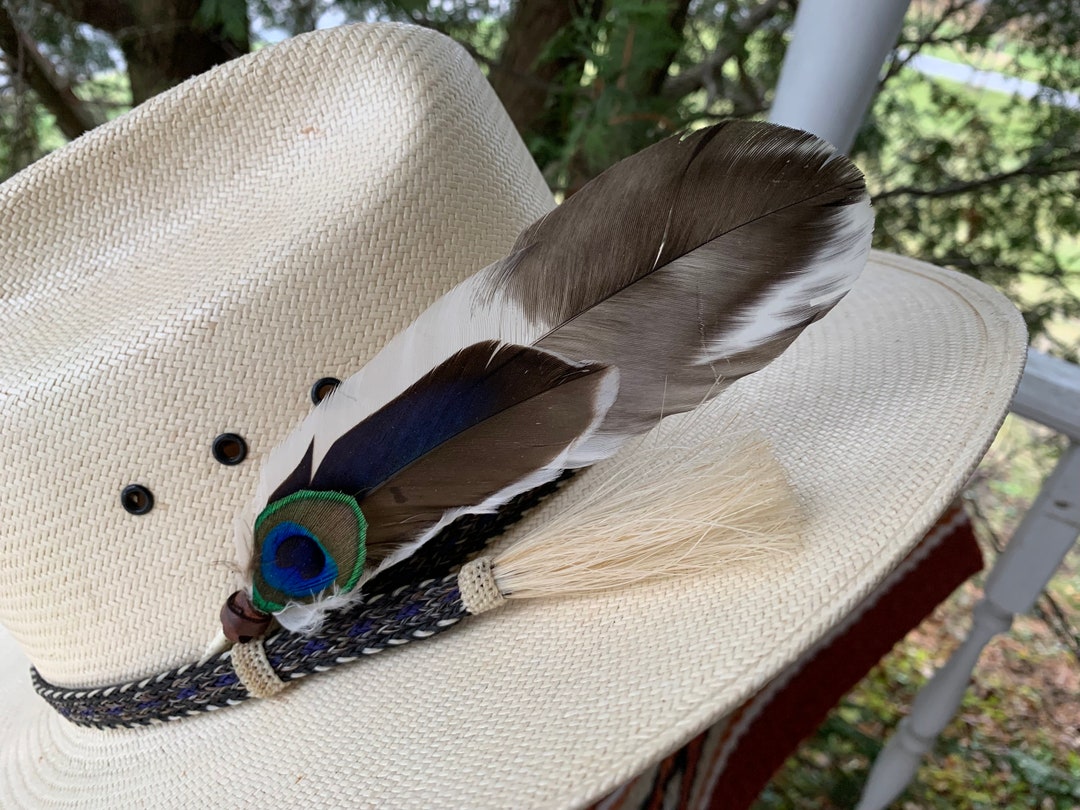 Cowboy Hat Feather Natural Feather for Hat Western Feather Etsy