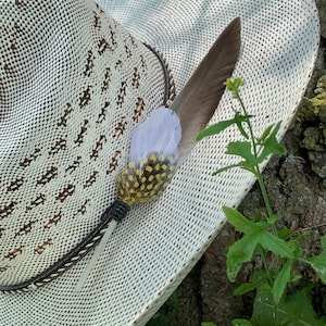 Western Hat Feather, Western Feather, Hand Crafted Hat Feather, Cowboy Hat, Western Accessories, Cowboy Style, Feather Hat Accent