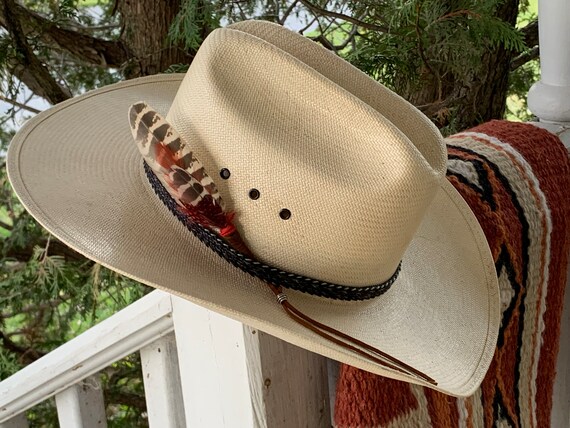 Cowboy Hat Feather, Natural Feather for Hat, Western Feather, Hand