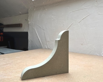Handmade MDF Shaker Shelf Bracket: Moisture Resistant, 14cm Depth, 15cm Height