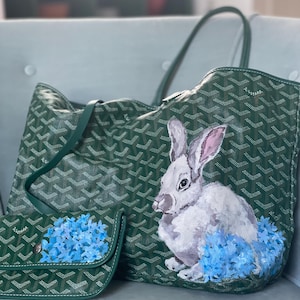 Custom Hand Painted Designer Bag - Please read description carefully