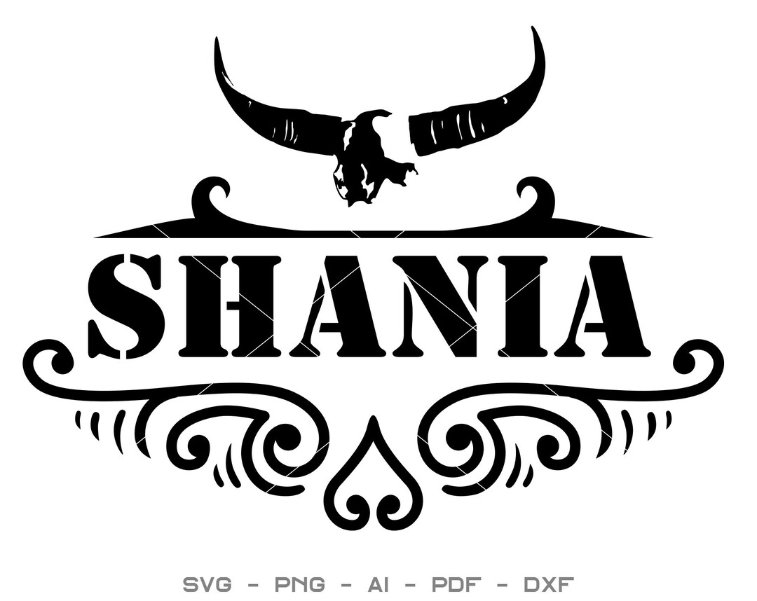 Shania Svg Download File for Cricut Laser Cut and Print Etsy New Zealand