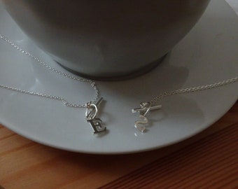 Sterling Silver Initial Necklace: Personalized Everyday Jewelry