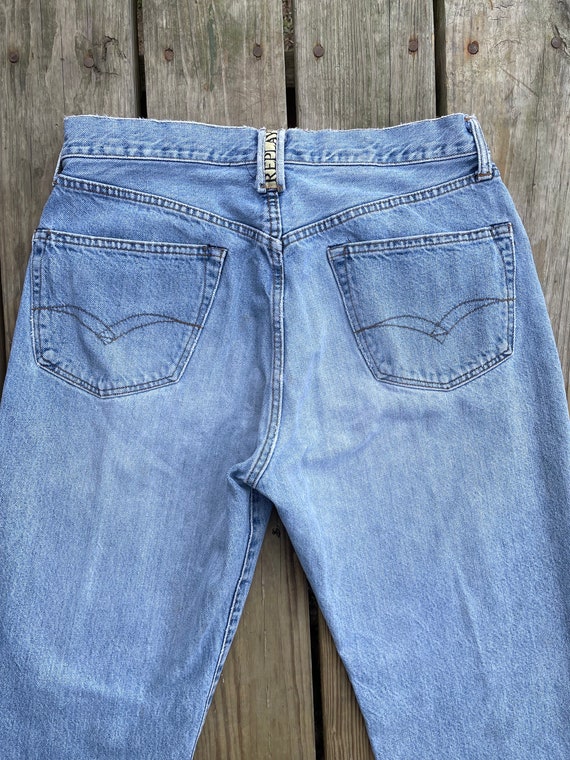 Replay Brand Men’s Vintage Jeans, Size 32 X 31, L… - image 4