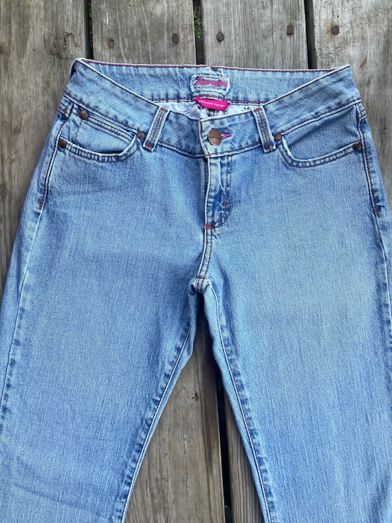 Wrangler Premium Patch Women’s 31W Jeans | Pink S… - image 5
