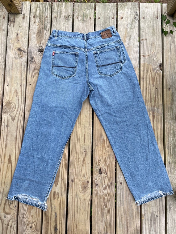 VINTAGE Shady Jeans 35x31 Baggy Loose Heavy Weigh… - image 5