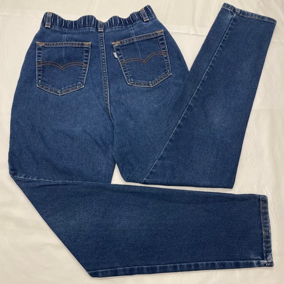 1980s Vintage White Tab Levi’s Jeans Womens 25.5W… - image 5