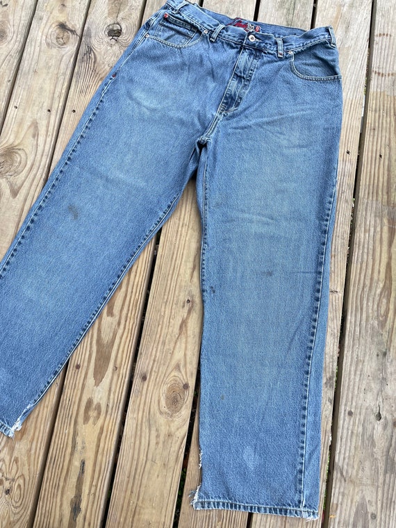 VINTAGE Shady Jeans 35x31 Baggy Loose Heavy Weigh… - image 4