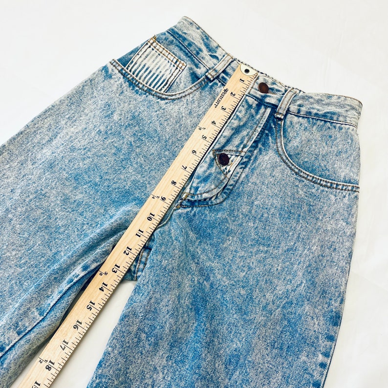 Vintage Breaker Jeans Womens 23W 80s Button Fly Acid Wash Etsy