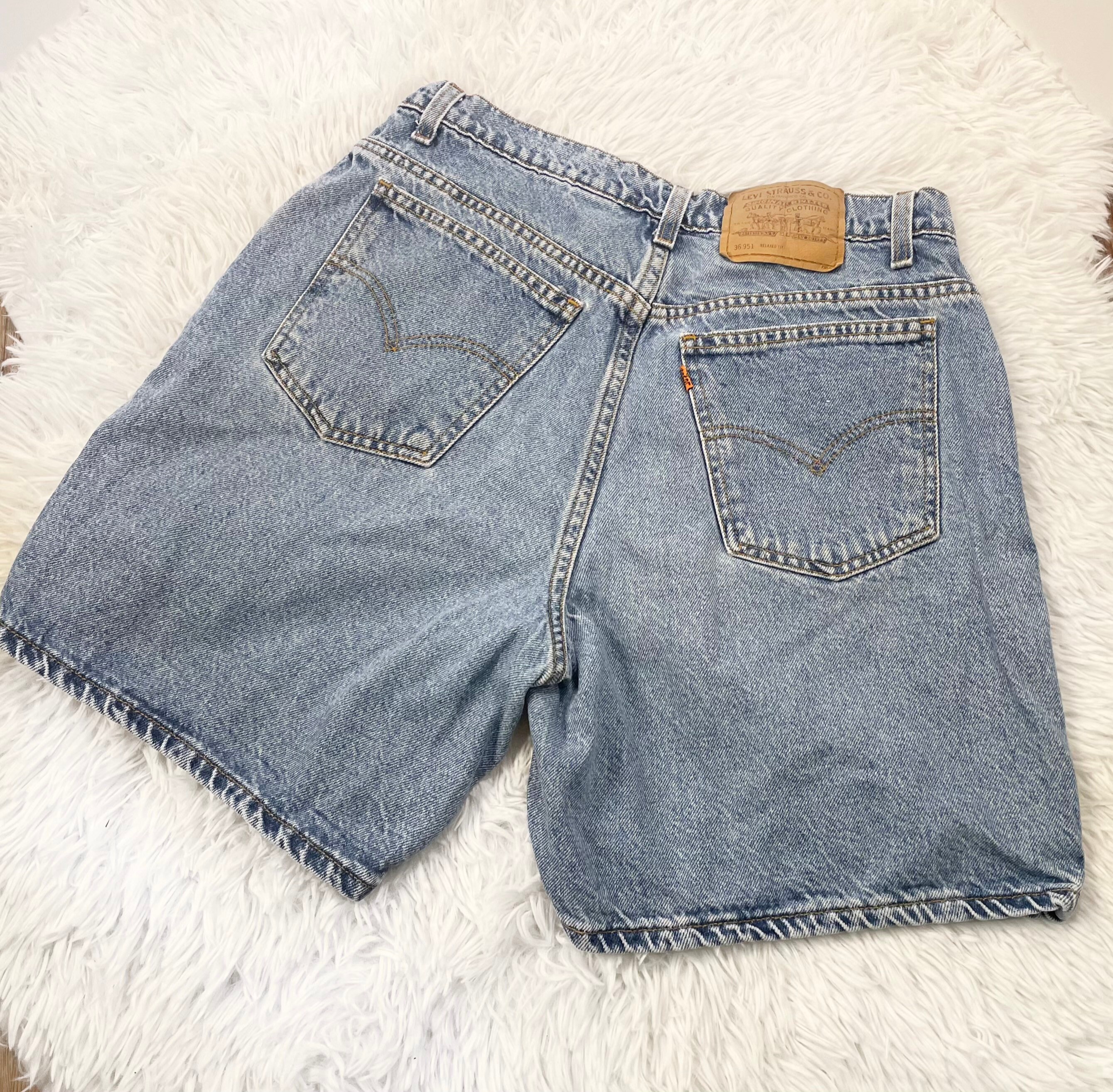 Orange Tag 591 Levis Jorts High Waisted Vintage Womens - Etsy