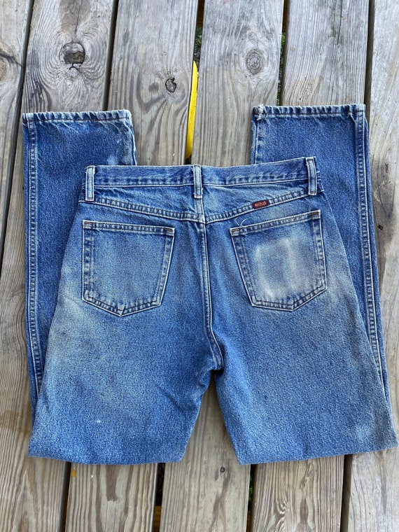 Vintage Rustler Jeans Broken In Western Denim Wor… - image 2