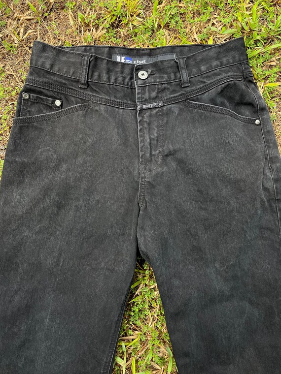 Black Marithe Francois Girbaud Jeans Black Wash Straight Leg Vintage Denim Baggy Pants Grunge Fashion Style 90s Jeans Mens 30x27.5 Etsy Canada