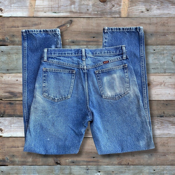 Vintage Rustler Jeans Broken In Western Denim Wor… - image 1