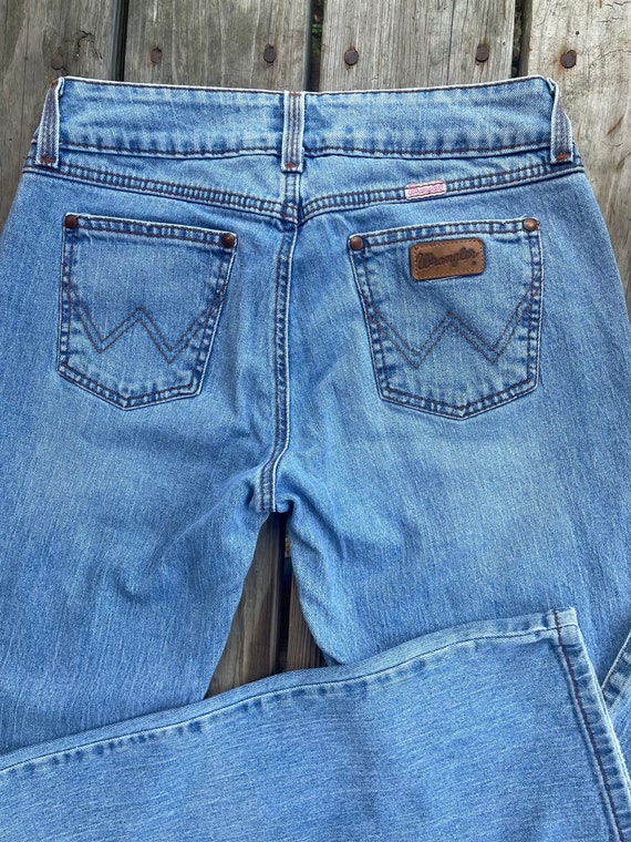 Wrangler Premium Patch Women’s 31W Jeans | Pink S… - image 6