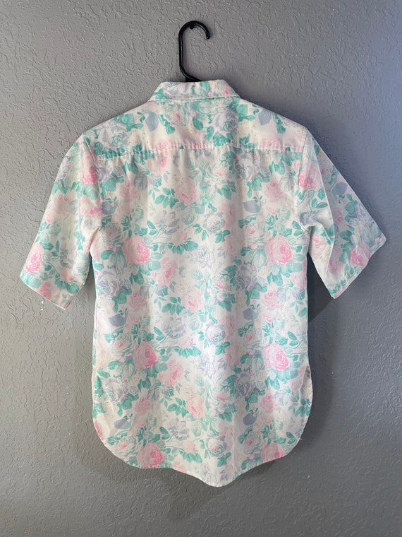 1980’s - 1990’s Vintage Floral Blouse | Women’s L… - image 3