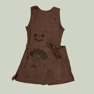 blue brown dress Dress Vie: Elegant Blue and Brown Dress