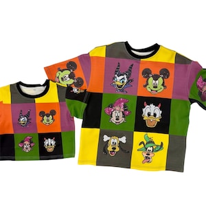 Spooky Sequin Block Squad Tee , | Disney  Halloween Family Matching Tee | Kids & Adult