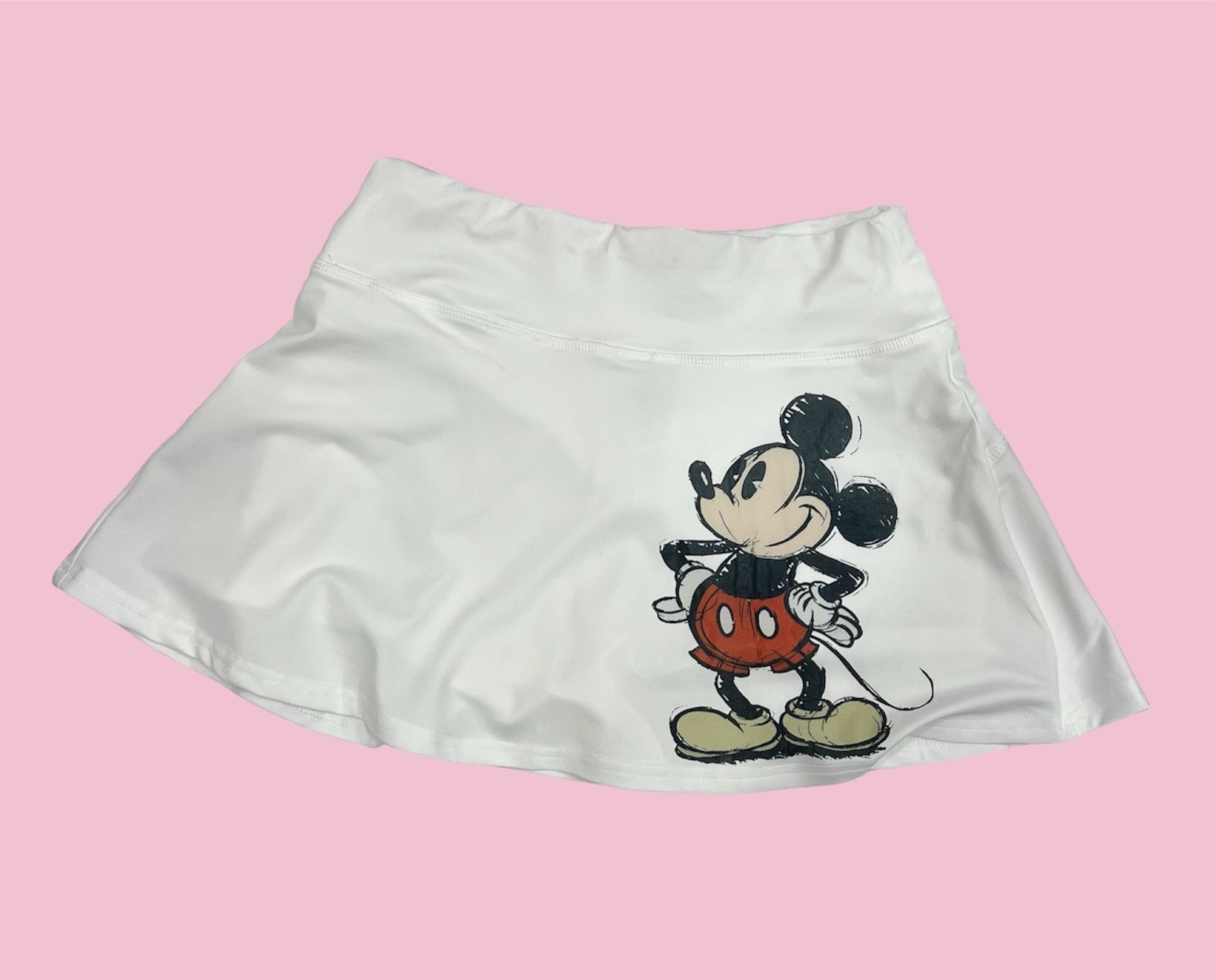 Mickey Sport Skort, Disney Athletic Skirt, Disney Tennis Skirt