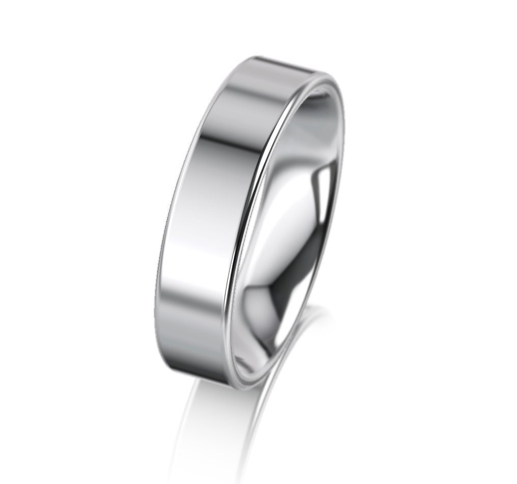 Mens Platinum Rings Etsy