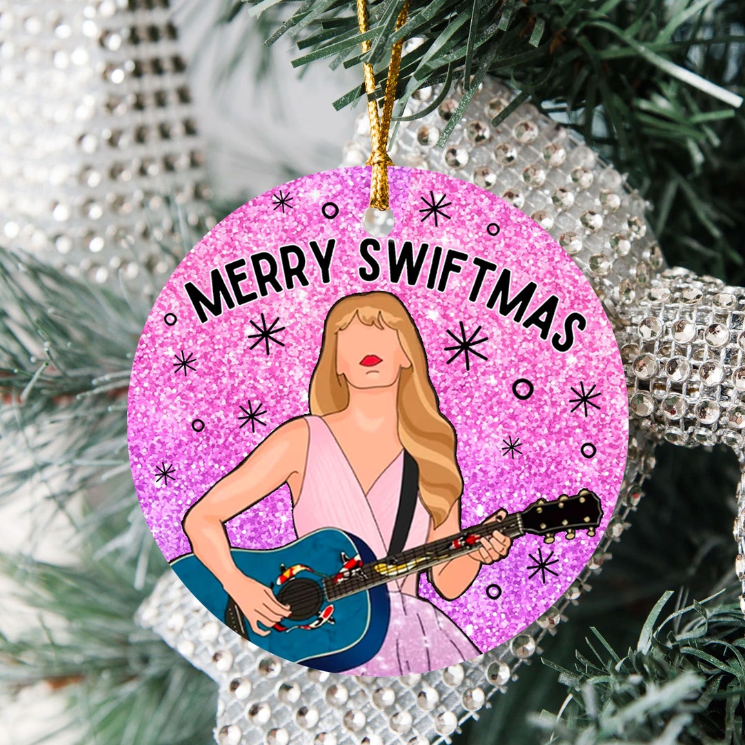 Taylor Guitar Glitter Ornament Custom Eras Tour Ornament the - Etsy