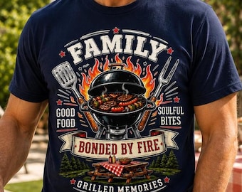 Family BBQ Shirt, Family Grill Matching Tee, BBQ Party Shirt, Family Reunion Gift, Grill Master Shirt, Summer Cookout T-Shirt