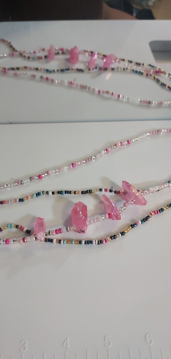 Healing Crystal Belly Chain Etsy