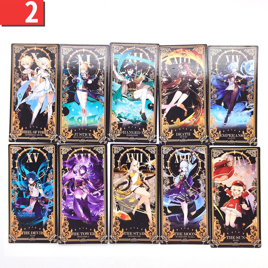 TAROT GENSHIN IMPACT Deck 22 Cards Tarot Deck for Beginners Etsy Canada