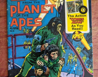 Ontsnappen aan de planeet van de apen, boek en recordset