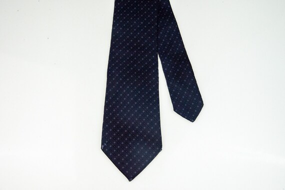Barneys New York Vintage Navy Blue Silk Tie - Tim… - image 1