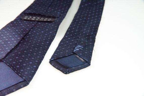 Barneys New York Vintage Navy Blue Silk Tie - Tim… - image 5