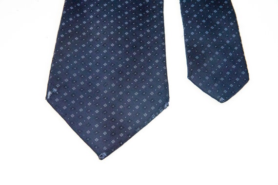 Barneys New York Vintage Navy Blue Silk Tie - Tim… - image 2