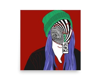 Life Art Print, Modern Pop Surrealism Giclée Poster