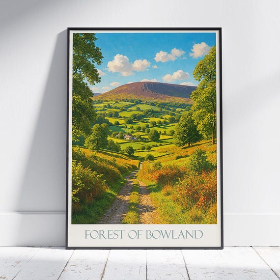 ボウランドの森の版画：イギリスの田園風景画 - Etsy 日本