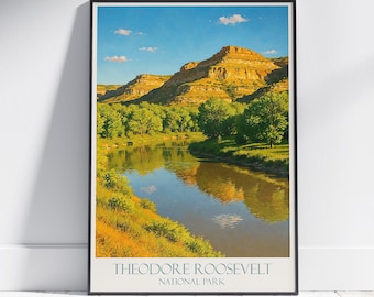 Theodore Roosevelt National Park Print: North Dakota Badlands Art