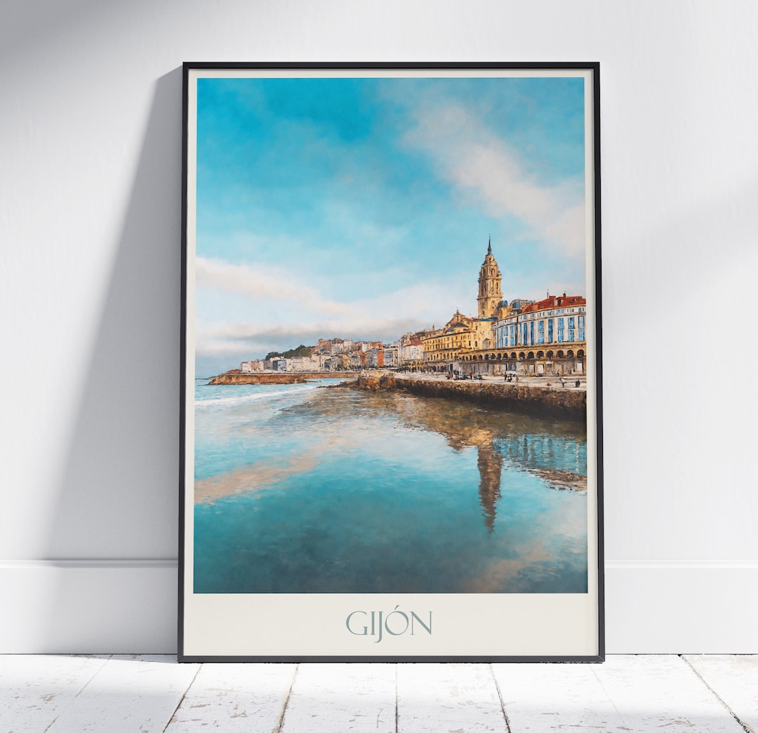 Poster De Voyage Vintage San Sebastián Espagne - Décoration Murale - 20 X 30 Cm