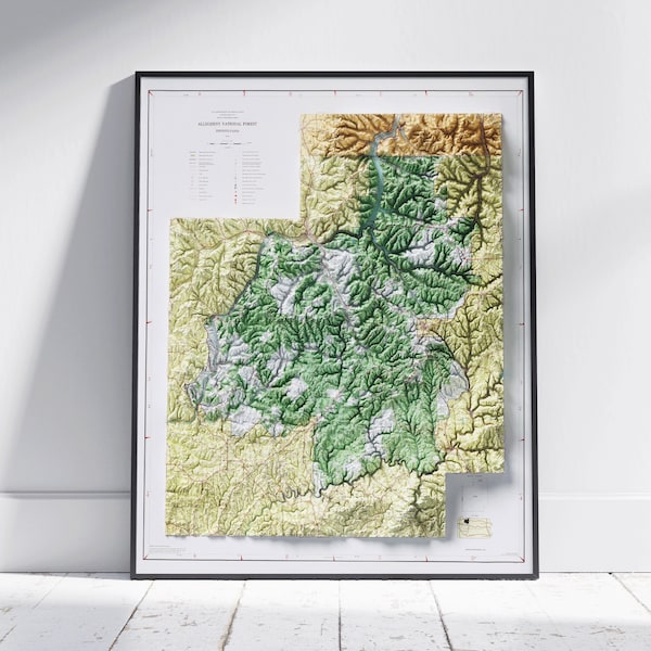 Allegheny National Forest Map - Il 600x600.4937447127 Srwl