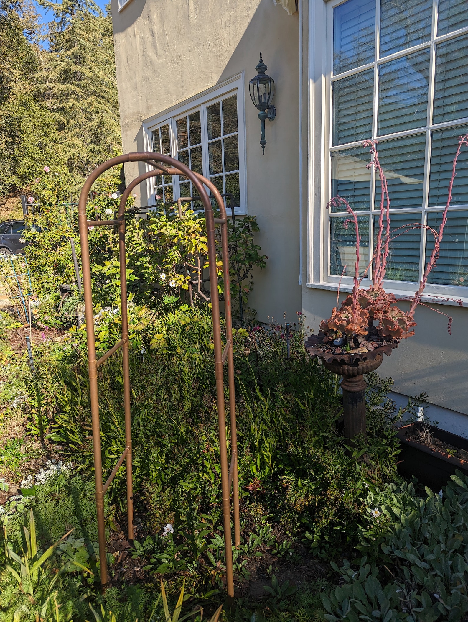 Classic Copper Garden Trellises And/or Wedding Arch Etsy
