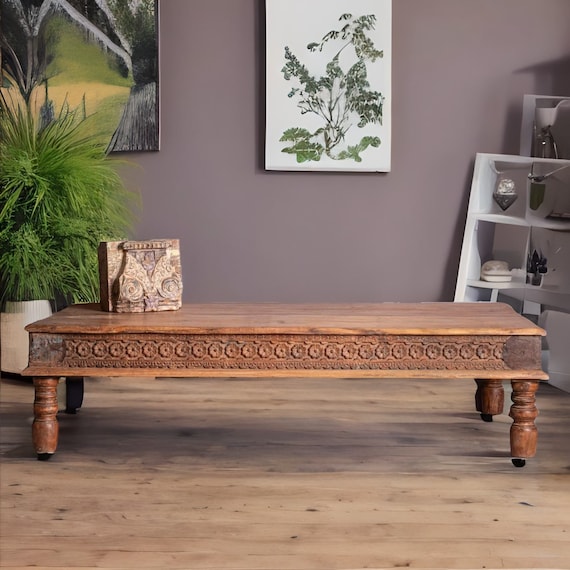 Indian Side Table Made From Reclaimed Teak Indian Side Table Made From Reclaimed Teak