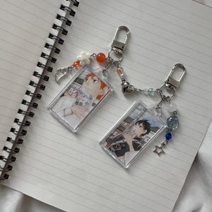 Haikyuu matching keychains, haikyuu, volleyball anime, kagehina, hinata, kageyama, anime, couples, volleyball, matching || &lt;3