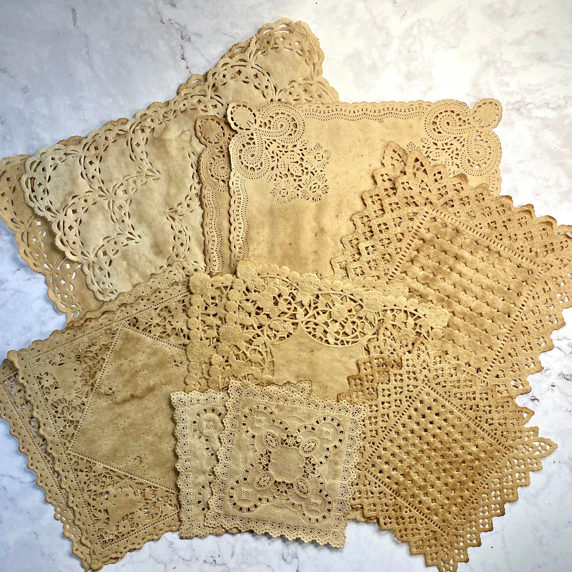 8x8 SQUARE FLOWER BASKET Paper Doilies – The Paper Doily Store