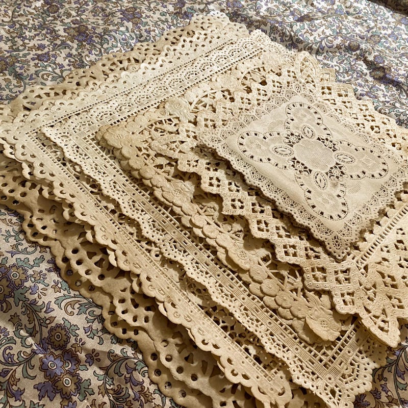 Pink Paper Doilies - Etsy