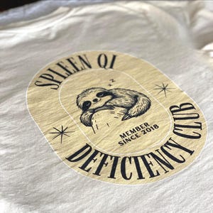 Spleen Qi Deficiency Club T-shirt, Unisex Tee for Acupuncturists & Chinese Medicine Enthusiasts