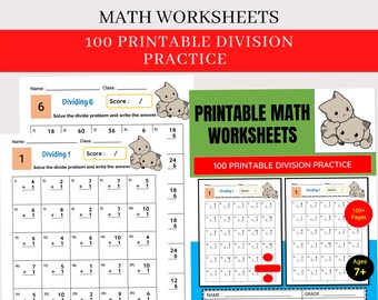 Buy Math Worksheets Online In India - Etsy India