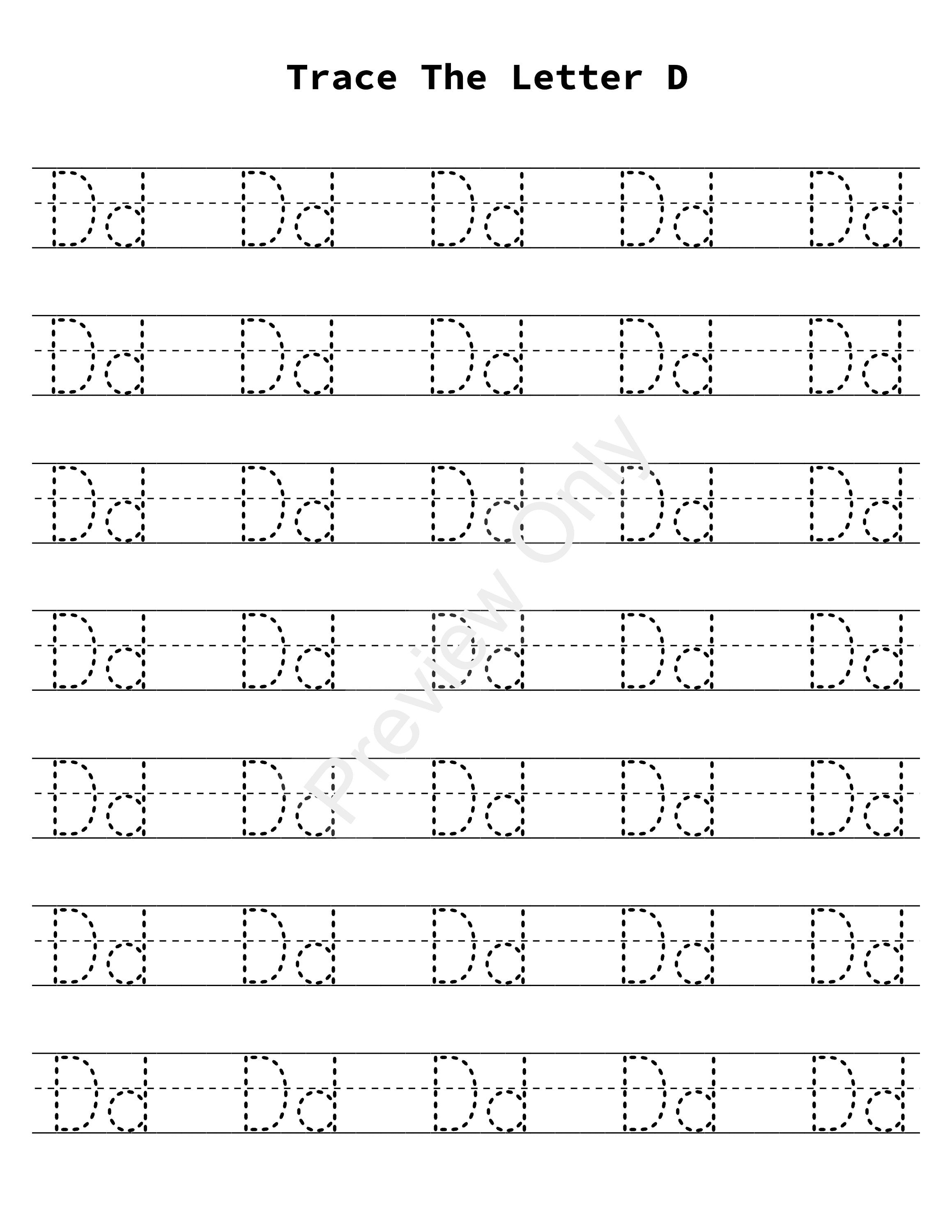 26 Printable Trace the Alphabet Worksheets. ABC Handwriting - Etsy ...