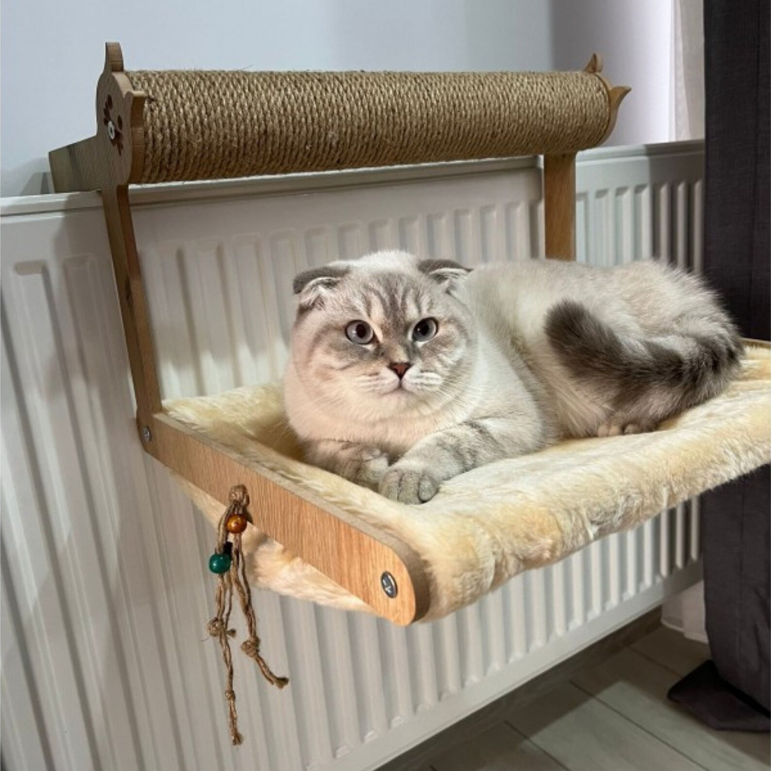 Cat Radiator Hammock Plush Cat Radiator Bed MDF Hanging Cat Etsy