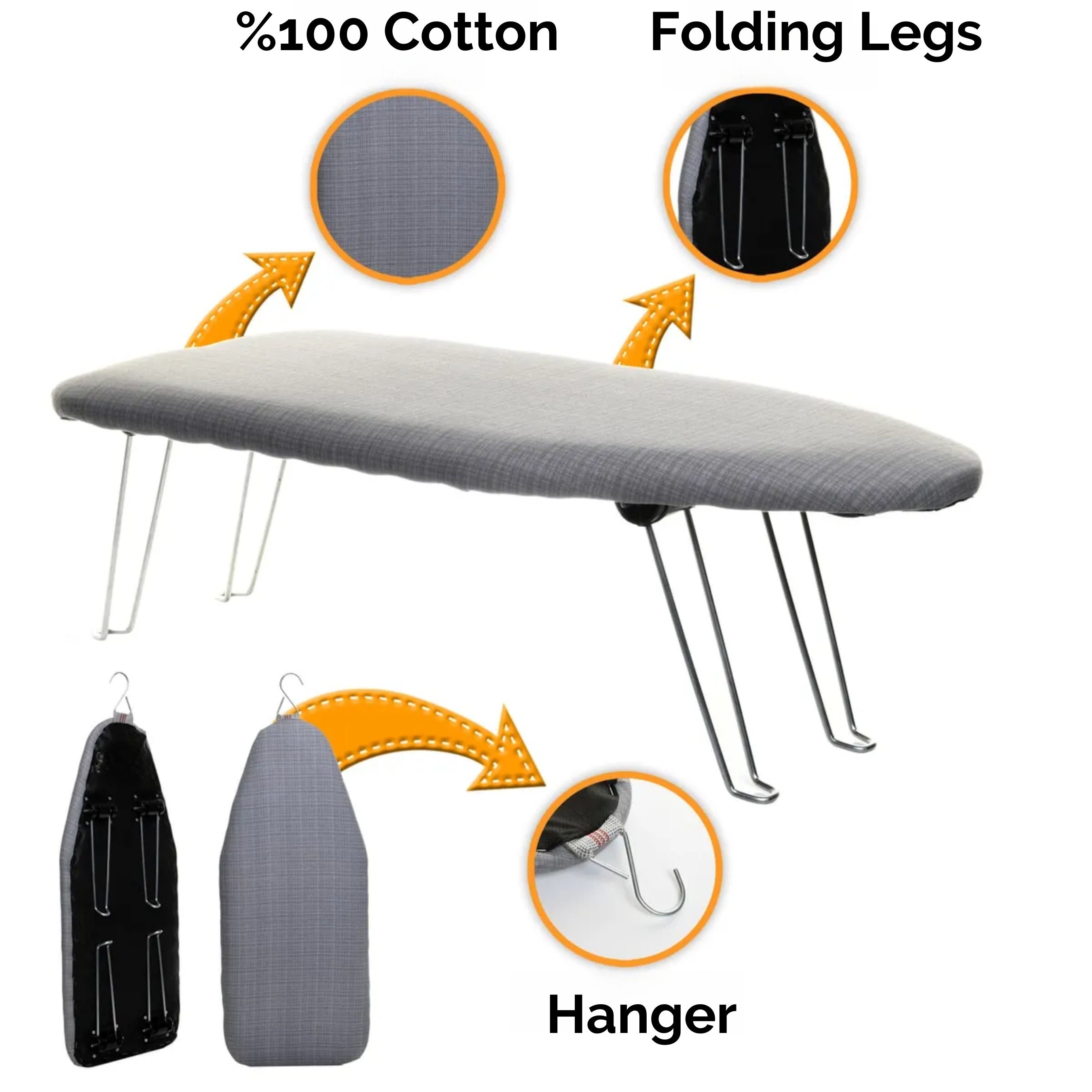 Hanging Ironing Board Metal Folding Legs Ironing Board Etsy