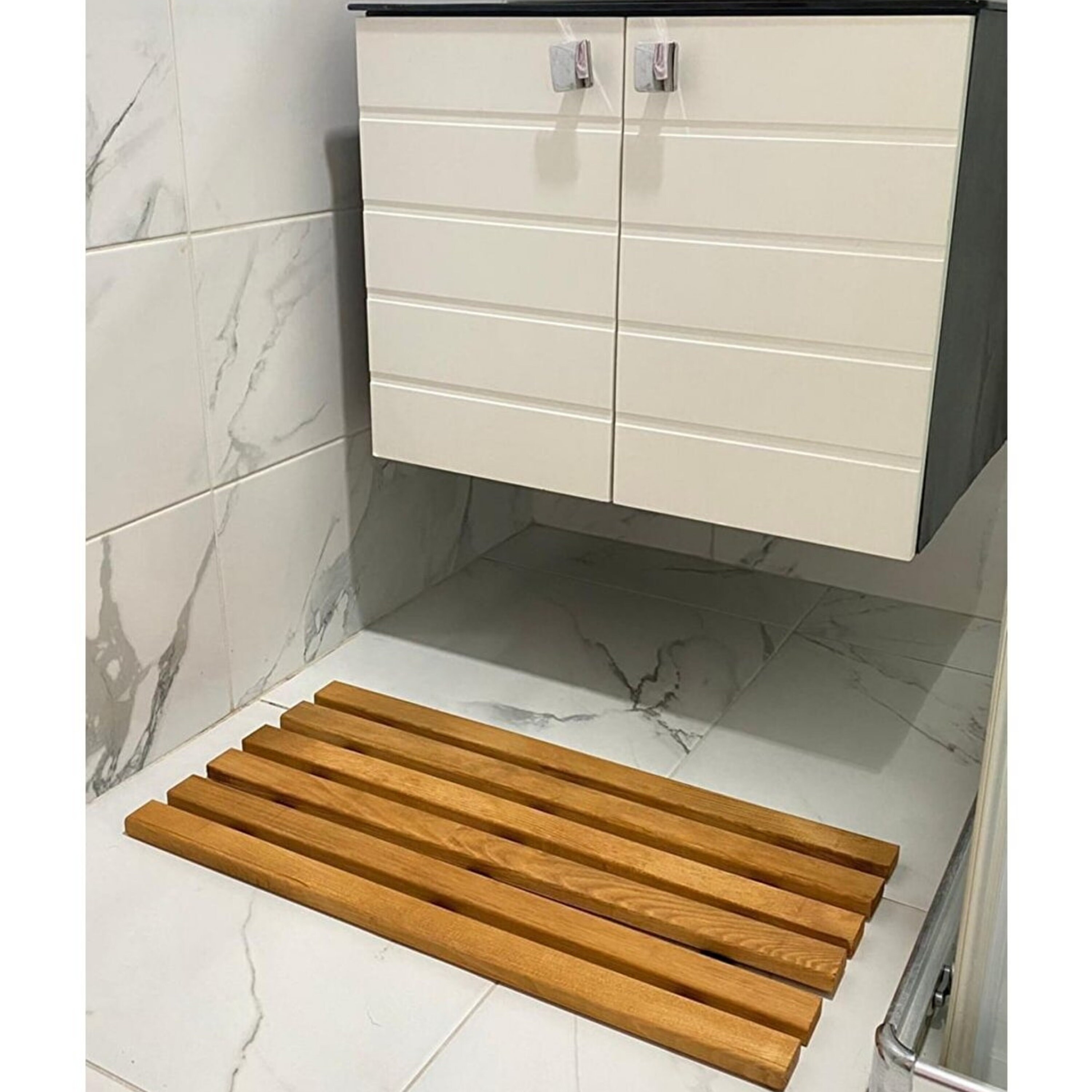 Wooden Shower Mat Bath Mat Calabrian Pine Wooden Accessories Etsy