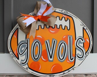 Tennessee Vols Door Hanger - Etsy