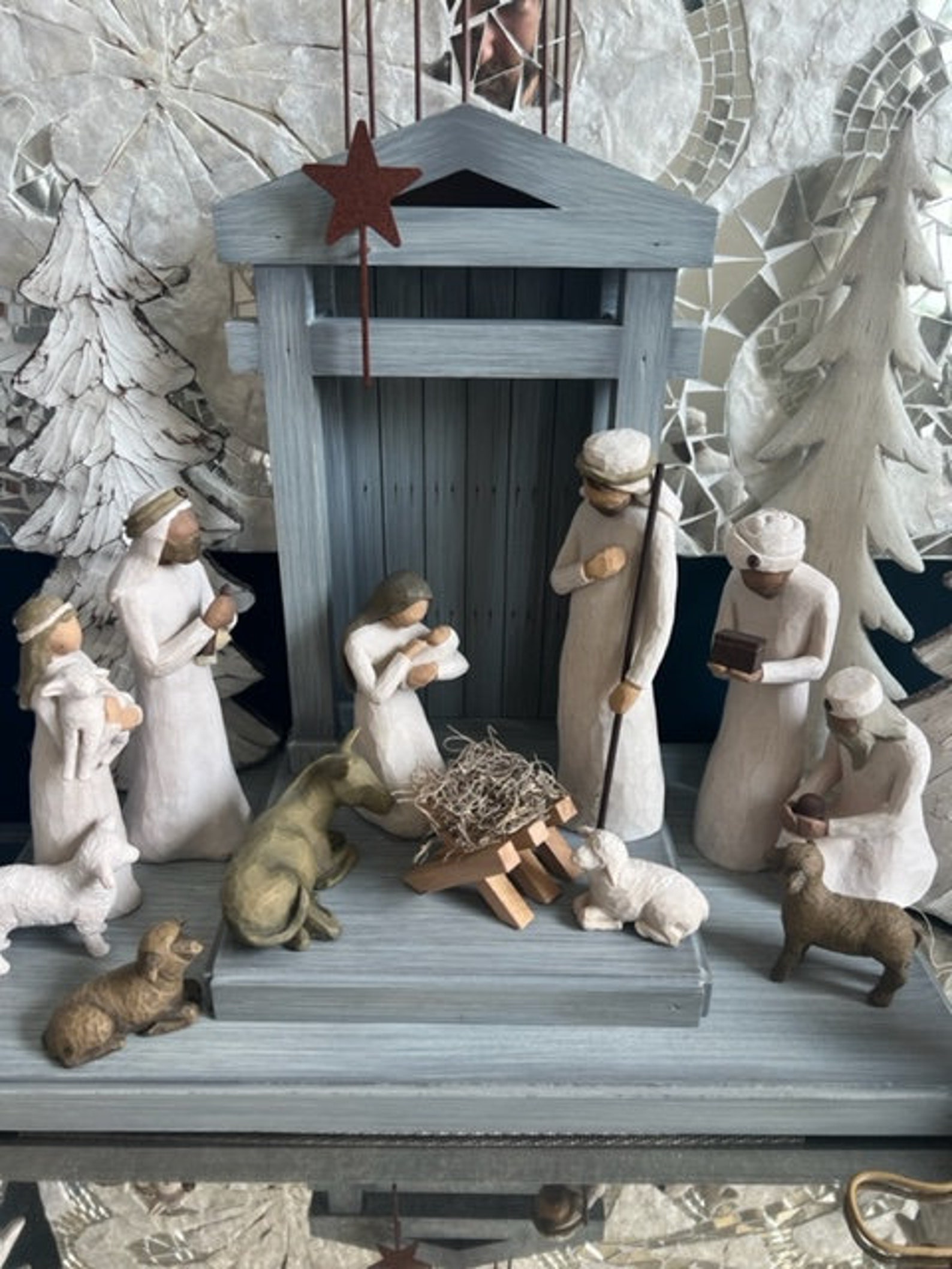 Willow Tree Nativity Manger Cradle Etsy